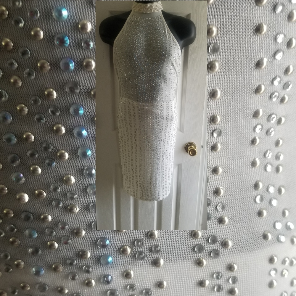 Banjul women's studded and jeweled halter dress size XXS